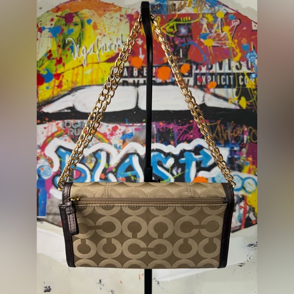 Coach Clutch/Wallet with Chain - Picture 3 of 17